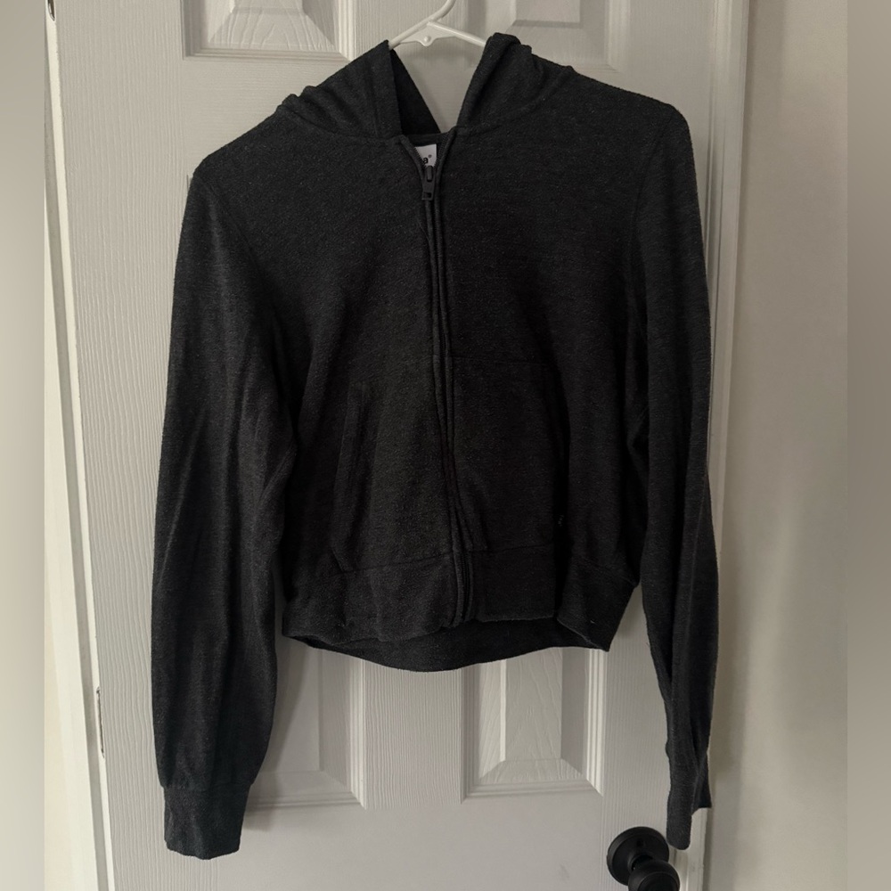 TNA Charcoal Zip-Up Hoodie